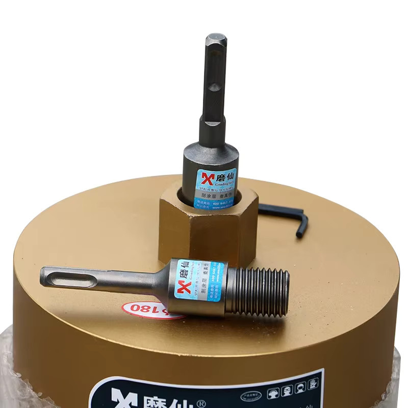 RDDSPON M22 SDS Plus Bohrer Adapter in Silber für Elektrohammer und Kernbohrsägen - Bild 3