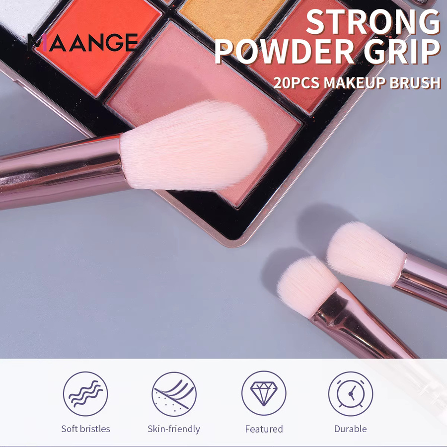 MAANGE Make-up-Pinsel-Set, 20-teilig, Unisex - Bild 2