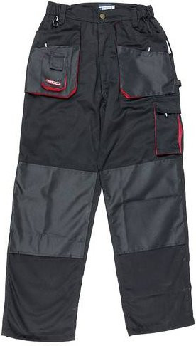 KS Tools Arbeitshose aus Poly-Cotton in Schwarz, Größe 48 - Bild 1