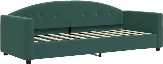 vidaXL Tagesbett Dunkelgrün aus Samt B/T: 80 x 200 cm - Bild 1