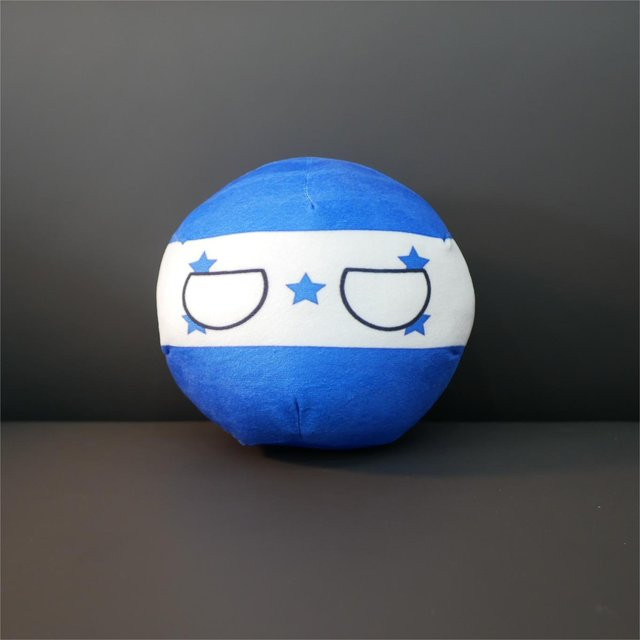 Yiran Health & Beauty Polandball Plüschpuppe Haiti, Stoffpuppe Anhänger, ab 14 Jahren - Bild 1