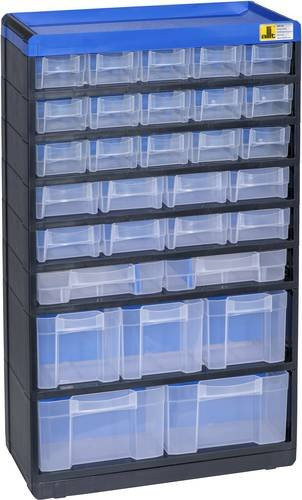 Allit Kleinteilmagazin VarioPlus Pro 53/60 Schwarz Blau B x H x T: 30,0 x 52,5 x 13,5 cm - Bild 1