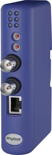 Anybus AB7006 ControlNet Seriell Umsetzer RS-232, RS-422, RS-485, Sub-D9, galvanisch getrennt, 24 V/DC, Blau - Bild 1
