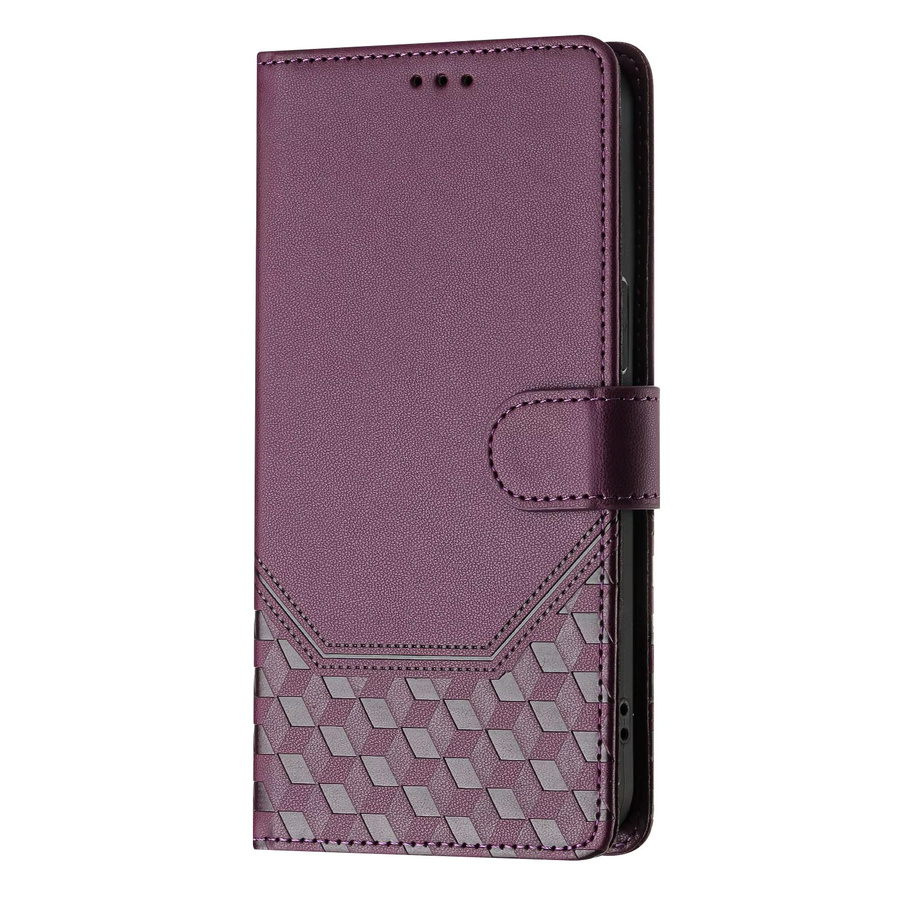 3D Leder Handyhülle mit Brieftaschenfunktion und Kartenfächern als Buchständer für Huawei P20 P30 P40 P50 P60 Pura 70 Mate 60 Pro Nova 12i 12s 9 in Lila - Bild 7