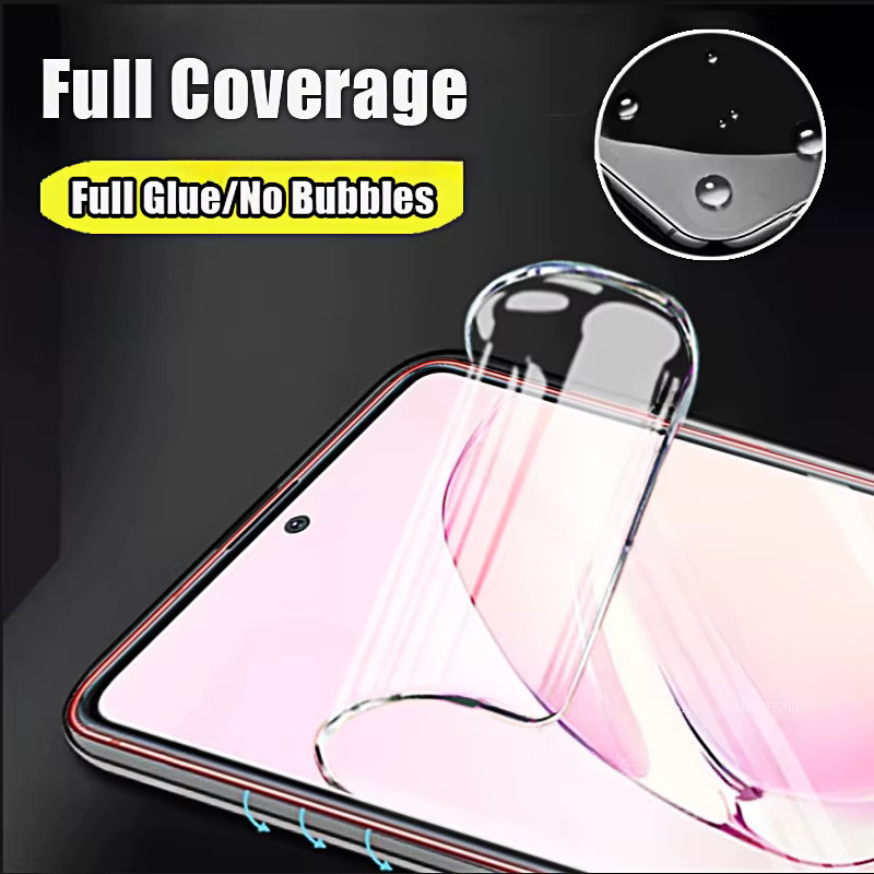 4er Pack Hydrogel Displayschutzfolien für Samsung Galaxy S24 Ultra S25 S23 S22 S21 FE A56 5G A55 5G A53 A35 A34 A13 5G A05s in Transparent - Bild 3