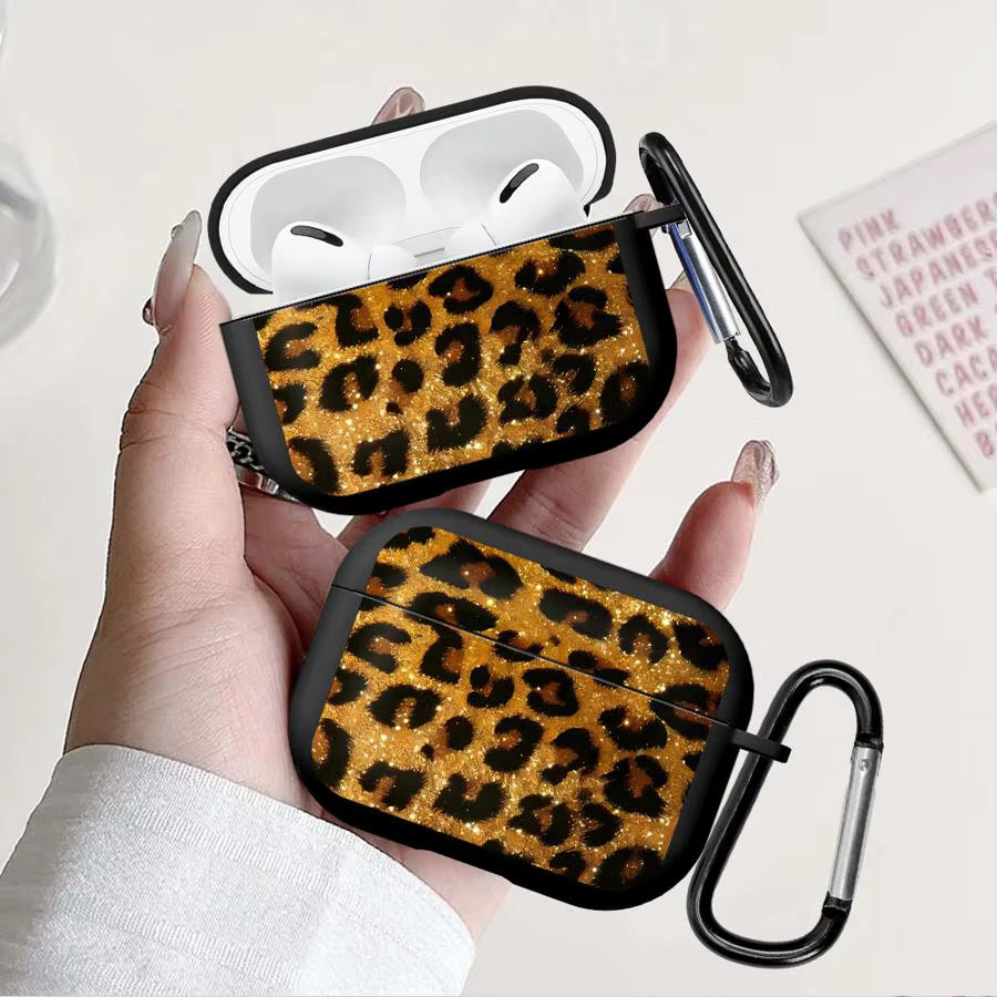 Schutzhülle mit Leopardenmuster für Apple AirPods Pro und AirPods 4, Mehrfarbig - Bild 4