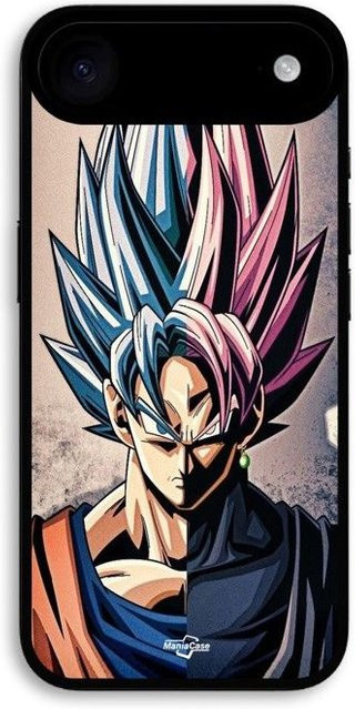 MANIACASE Handyhülle für iPhone 17 Air mit Dragon Ball Z Super Goku SSJ Design in Multicolour - Bild 1