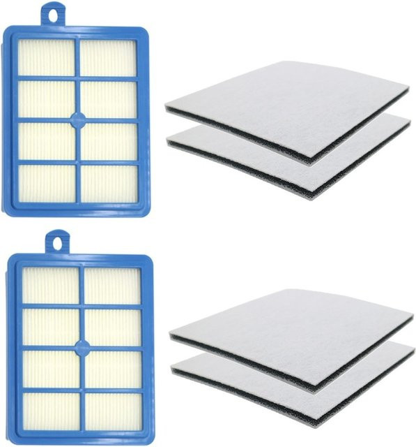 Philips FC8038 Ersatzfilter in Blau für Staubsauger Modelle FC9150 FC9071 FC9174 FC9934 FC9064 FC9170 FC9176 sowie Electrolux EFH12 und AEG LX8 LX9 VX6 VX9 - Bild 1