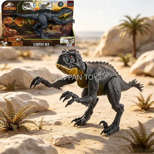 Hot Toys Jurassic World Camp Cretaceous Scorpios Rex Dino Escape Slash N Battle Stinger Dino Action Sound Figur - Bild 1
