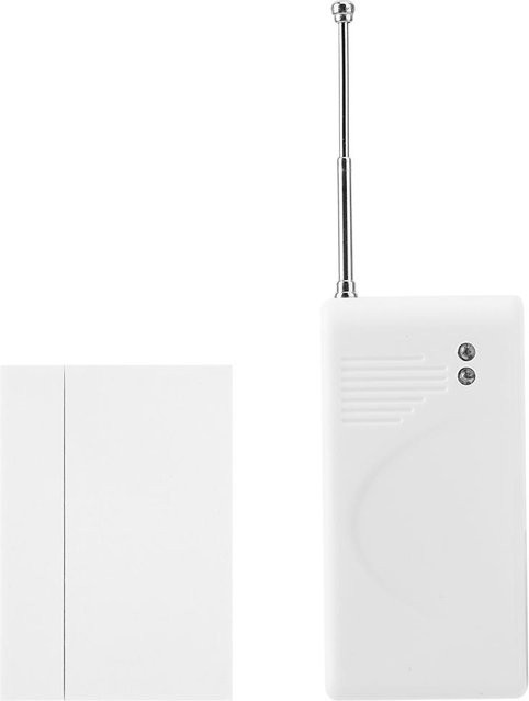 GoolRC kabelloser Vibrationsalarmsensor für Tür und Fenster, 433 MHz Einbruchschutz-Detektor, Weiß - Bild 1