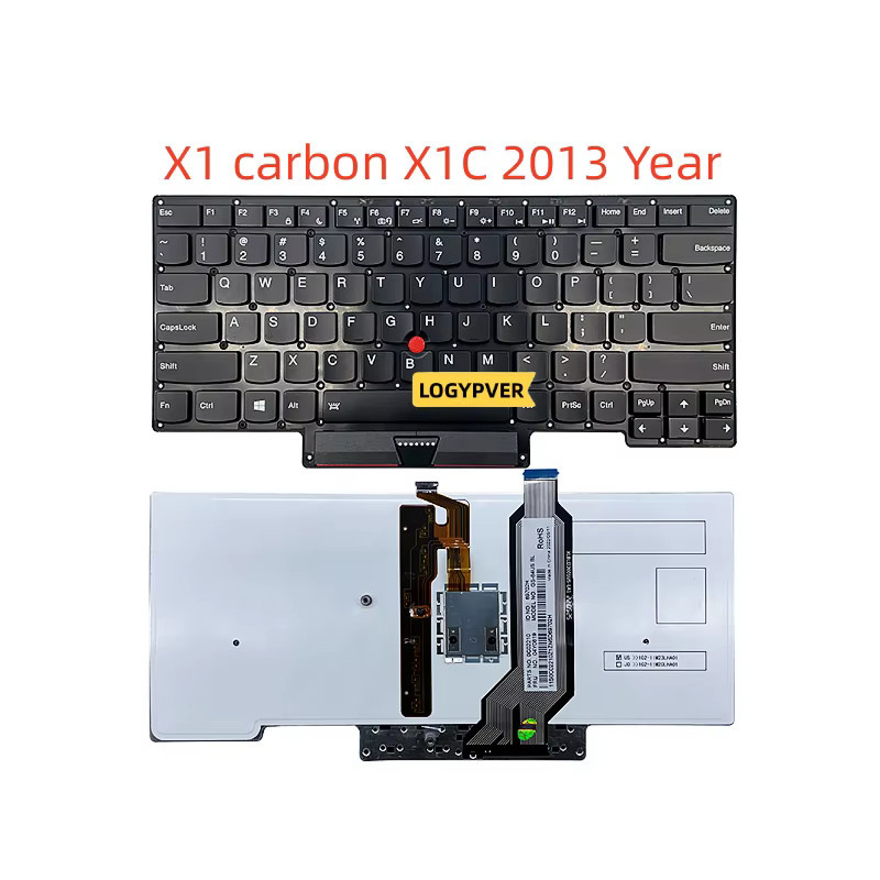 Lenovo Thinkpad X1 Carbon Ersatz Tastatur in Schwarz für die Modelle der 2. bis 8. Generation (2013-2020) - Bild 2