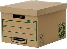 Fellowes Bankers Box Earth Archivbox aus Recycling-Karton, Braun, 10 Stück - Bild 1