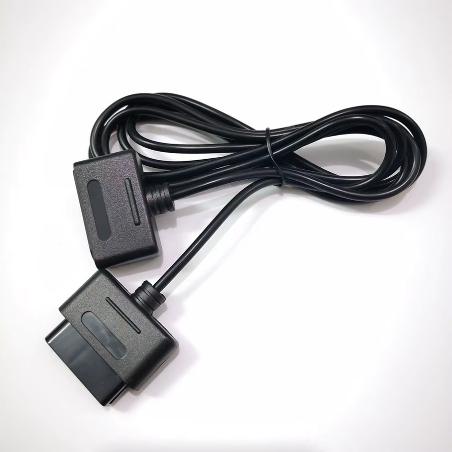 Nintendo Verlängerungskabel für SNES und Super Famicom Controller, Schwarz, 1,8 m - Bild 3