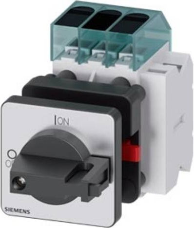 Siemens Lasttrennschalter Schwarz 3polig 40A 16mm² 1 Schließer 1 Öffner 690 V/AC 3LD33501TK11 - Bild 1