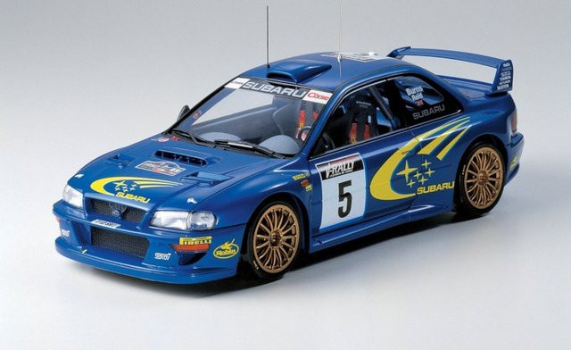 Tamiya Subaru Impreza WRC 1999, Modellauto, 1:24, Blau - Bild 1