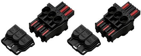 Siemens Ersatzstecker-Kit 6SL3260-2DC00-0AA0 in Schwarz - Bild 1