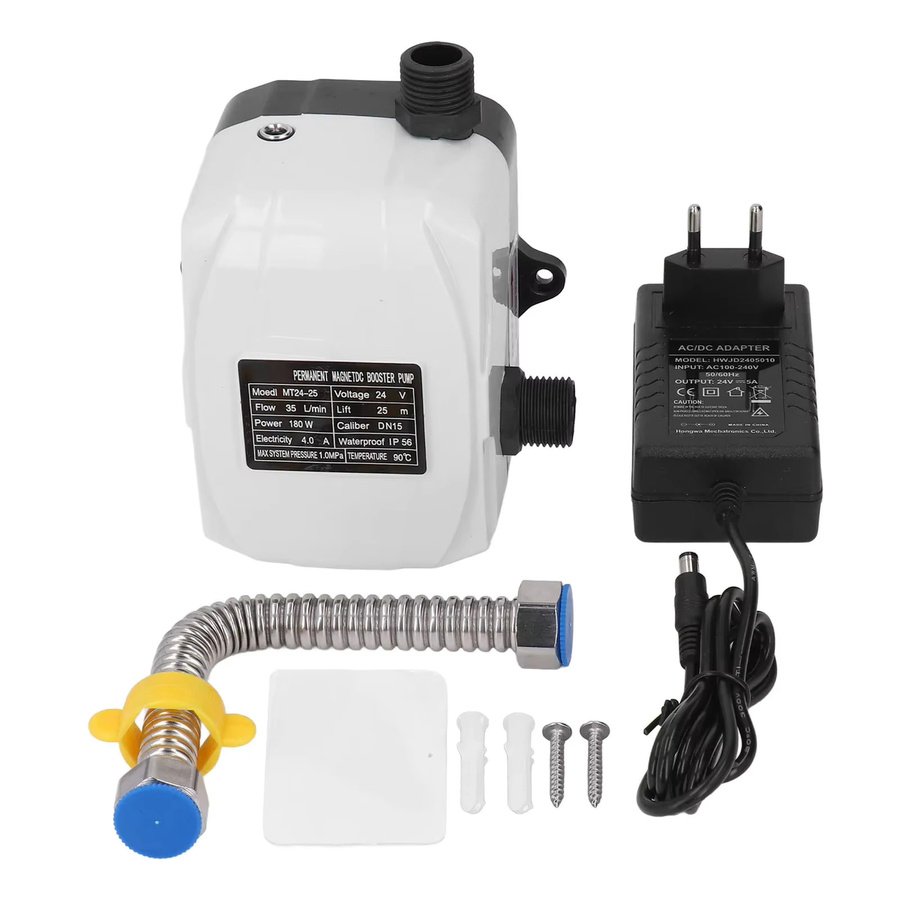 Automatische Druckerhöhungspumpe für Küchenspüle und Dusche, 180 W, Farbe: Weiß - Bild 6