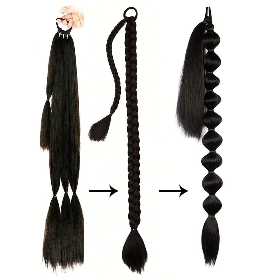 Manetique Pferdeschwanz-Extensions, synthetisch, Damen - Bild 4