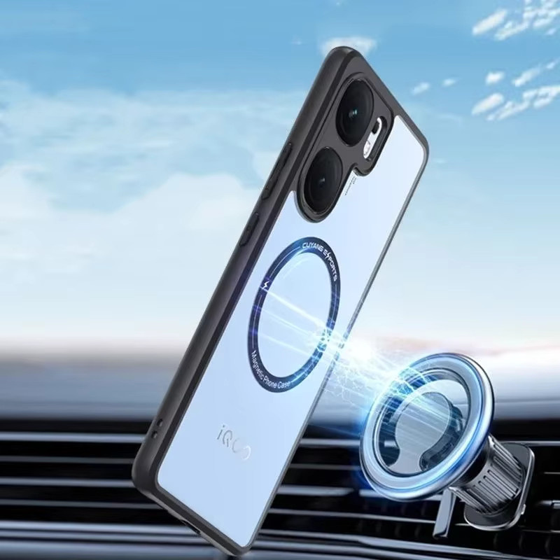 Transparente magnetische TPU-Schutzhülle mit Linsenschutz für Motorola Moto G-Serie und Edge Modelle - Bild 3