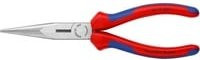 Knipex Flachrundzange 26 12 200 mit Schneide und Comfort-Griffen, schwarz atramentiert - Bild 2