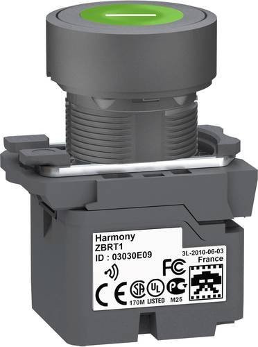 Schneider Electric ZB5RTA331 Drucktaster tastend in Grau aus Kunststoff mit IP66 Front und IP30 Rückseite - Bild 1