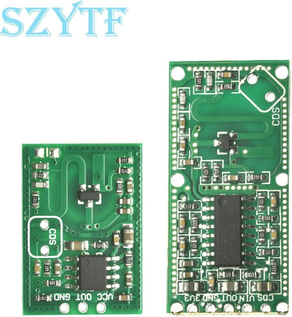 SZYTF RCWL-0516 RCWL-0515 Mikrowellen-Radar-Sensor Modul zur Bewegungserkennung in Grün - Bild 1