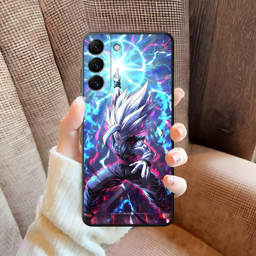 Weiche Handyhülle Dragon Ball Son für Samsung Galaxy A-Serie in Schwarz und Multicolour - Bild 2