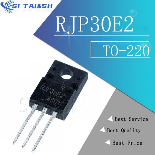 10er Set Si Tai&SH RJP30E2 TO-220F Transistoren in Schwarz - Bild 1