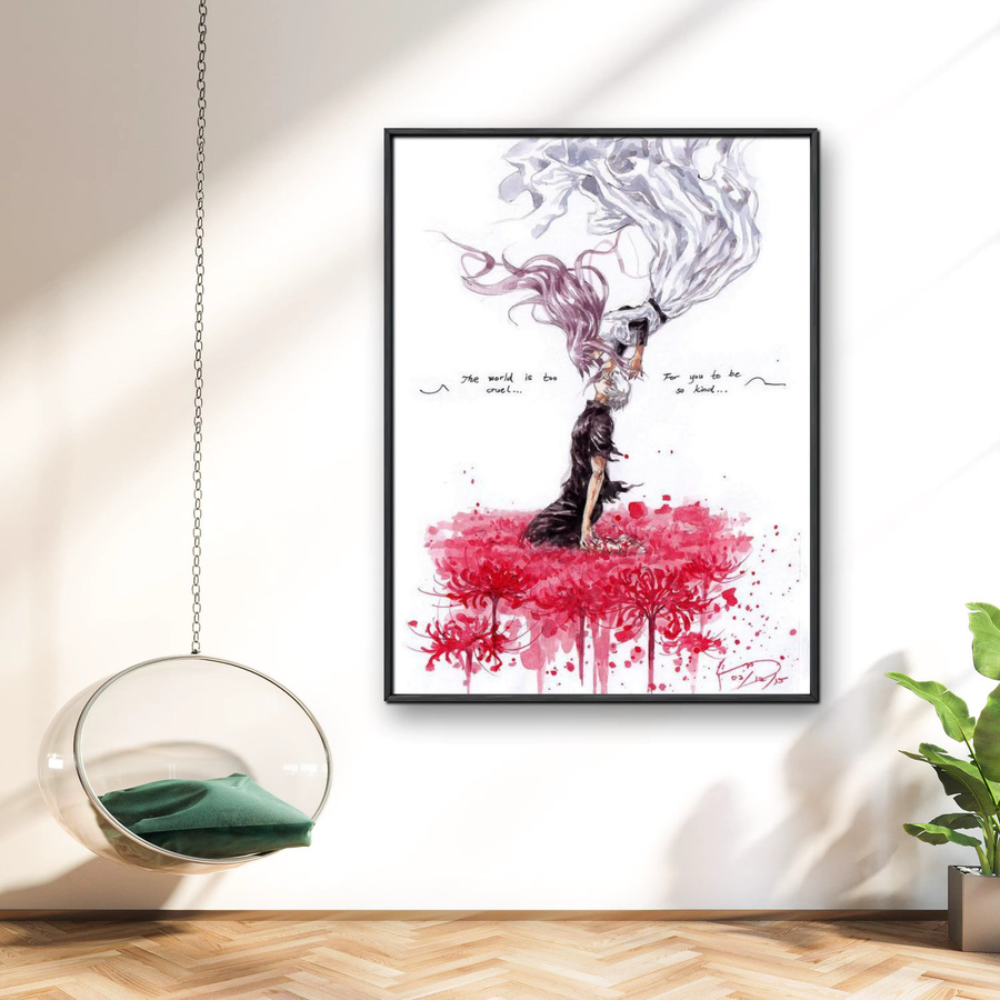 Potdemiel Tokyo Ghoul 5D DIY Diamant-Stickerei Japanischer Dark Fantasy Anime Set in Multicolour mit Vollrund-Bohrer für Wand-Deko - Bild 2