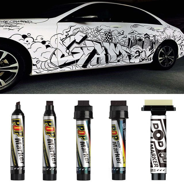 POP Nachfüllbarer Permanent Marker in Rot für Graffiti, Manga und Kunst - Bild 1