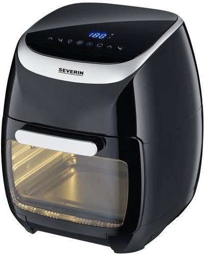 Severin FR 2446 Fritteuse mit Heißluft-Funktion 2000W in Schwarz/Silber - Bild 1