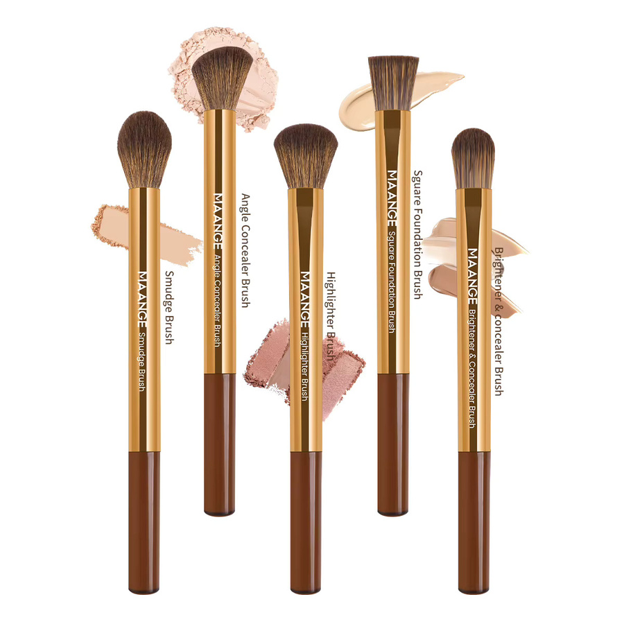MAANGE Make-up-Pinsel Set, 5 Stück, Aluminium, Unisex - Bild 2
