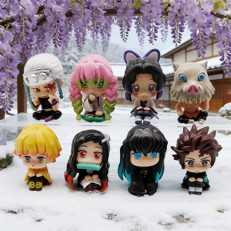 Bandai Demon Slayer, Kimetsu No Yaiba, Q Posket Figuren, 8-teiliges Set - Bild 4