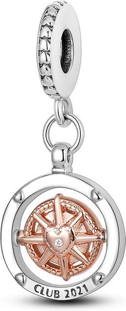 Allbestart Anhänger, 925 Silber, Roségold, Zirkonia, Damen - Bild 1
