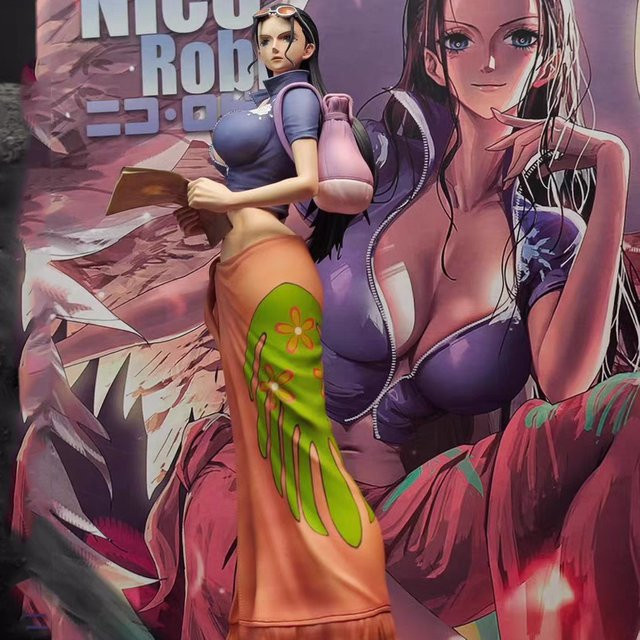 Bandai One Piece Anime Figure Nico Robin Action Figure Desktop Ornament, Höhe: 27 cm - Bild 1