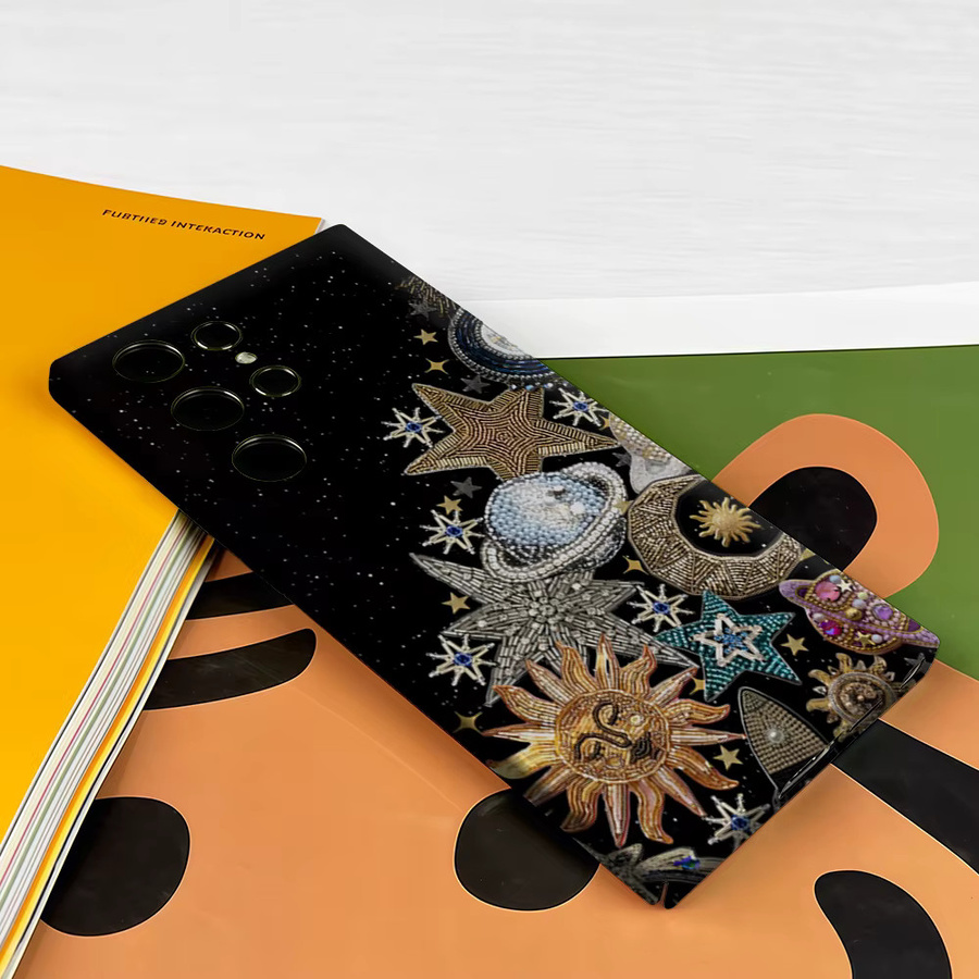 Stoßfeste Handyhülle mit Perlenstickerei für Samsung Galaxy S26 S25 S24 S23 Ultra Plus Android Smartphone mit robuster Doppelschicht-Rückabdeckung - Bild 3