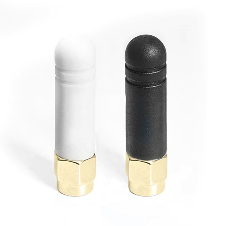 FRHY Mini-Kurzarmantenne 2,4G mit SMA-Stecker und Gummimanschette für WLAN und Bluetooth, Schwarz oder Weiß - Bild 2