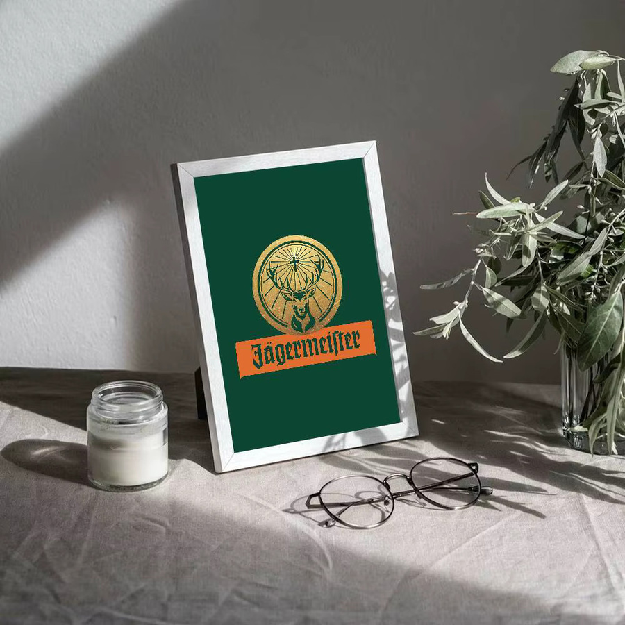 J-Jagermeister Anime-Poster als wasserdichter Wandkunst-Aufkleber im Vintage-Stil für dein Wohnzimmer oder deine Bar - Bild 6