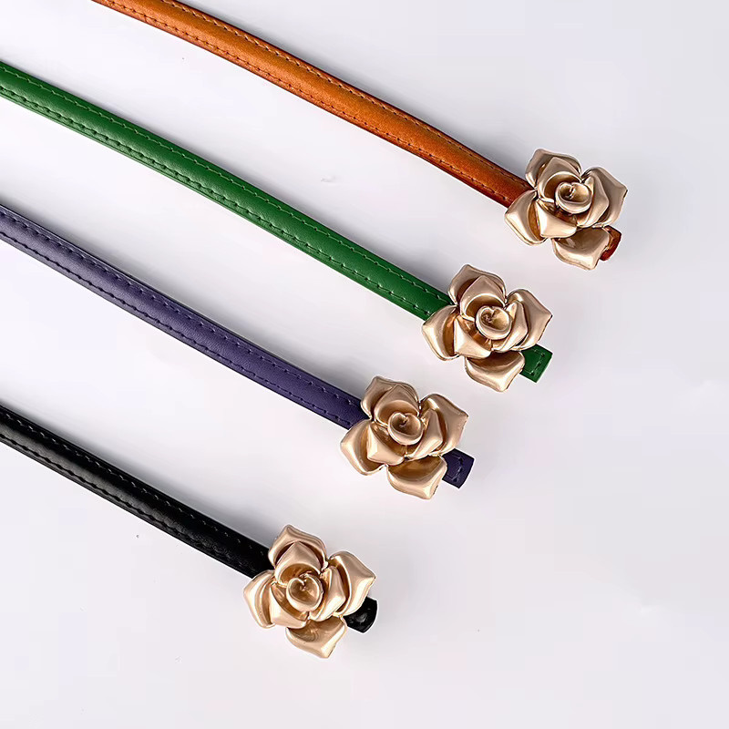 leemiijuu Gürtel, Echtleder, Rose, Damen - Bild 2