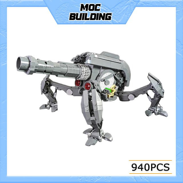 MOCBUILDING Weltraum Kanonen-Kampfroboter-Modell, Bausteine, ab 18 Jahren - Bild 1
