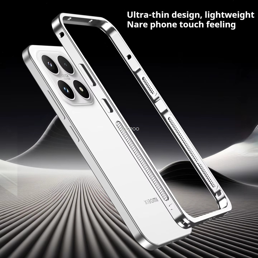 Modische Aluminium-Metallrahmen Schutzhülle für Xiaomi 17T Pro, 17 Pro Max, 17, 15 Ultra und 15 Pro Ultra in Grün, dünn und leicht - Bild 3