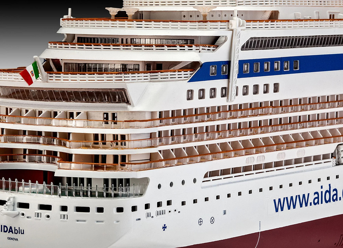 Revell Aida Schiffsmodell Bausatz, 1:400, ab 12 Jahren - Bild 5