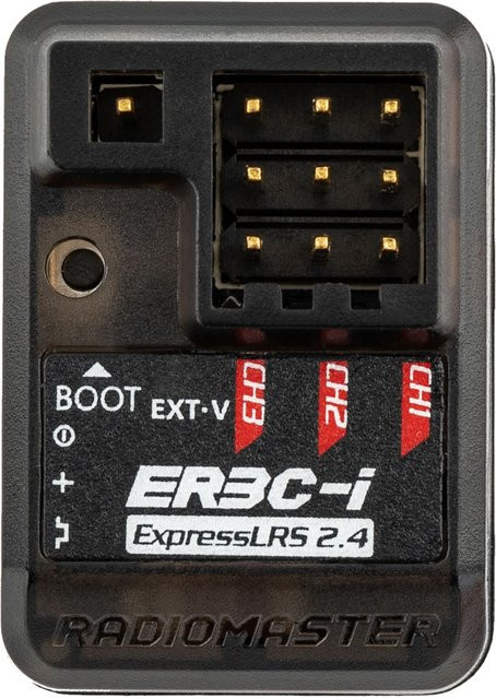 RadioMaster ER3C-i ExpressLRS 2,4 GHz PWM-Empfänger in Schwarz mit Wi-Fi-Update-Funktion - Bild 1