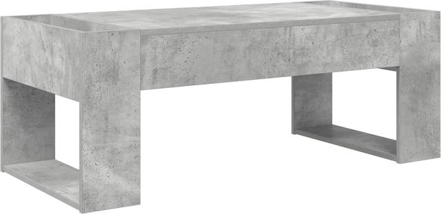 vidaXL Couchtisch modern in Betongrau aus Holzwerkstoff B: 110 cm, T: 50 cm, H: 41 cm - Bild 1