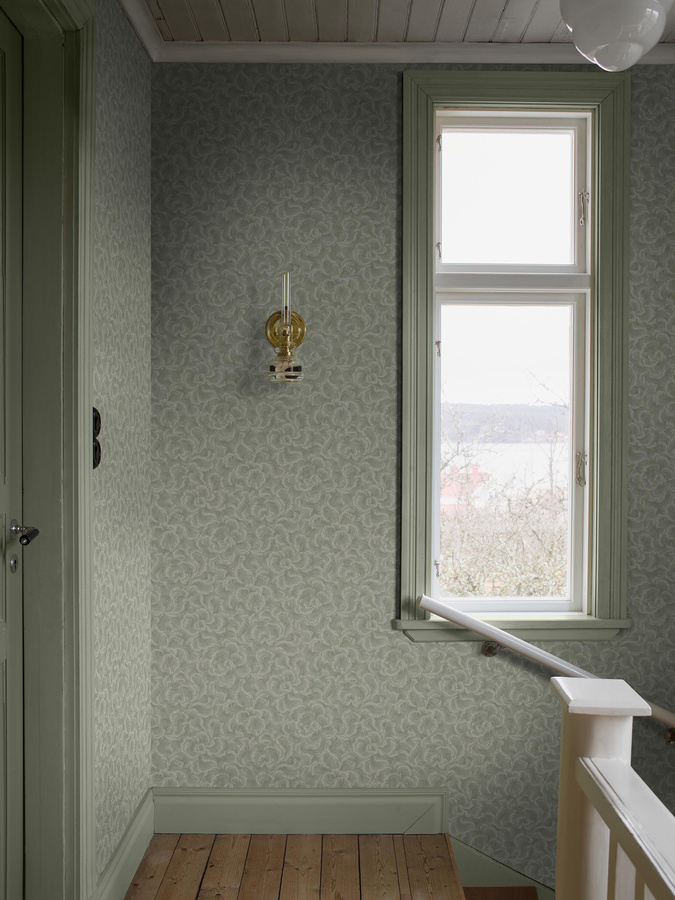 Boråstapeter Wallpaper Änggården 8089 Naturmotiv in Grün Non-Woven Vlies Tapete - Bild 1
