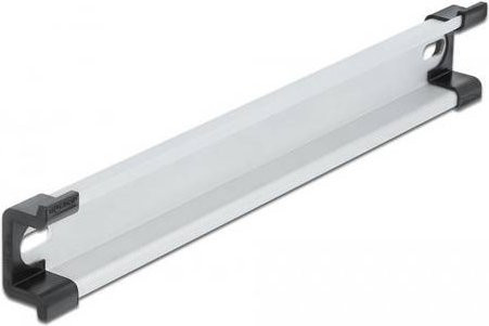 Delock 66179 Hutschiene aus Aluminium in Silber, Länge: 25 cm - Bild 1