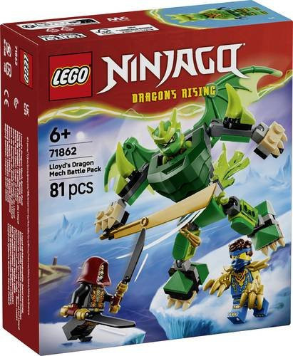 LEGO Ninjago Lloyds Drachen-Mech Battle Set ab 6 Jahren - Bild 1