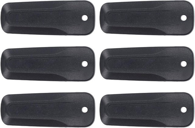 6 Stück robuste Funkgeräte Gürtelclips aus ABS in Schwarz für TK-U100 TK-3000M TH-K20A TK-2000T von DIYelecs - Bild 1