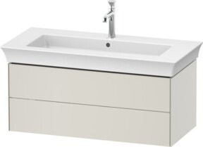 Duravit Waschtischunterschrank ohne Aufsatz White Tulip in Nordweiß matt, B/T/H: 98,4 x 45,8 x 41 cm - Bild 1