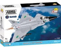 COBI Konstruktionsspielzeug Saab AJ 37 Viggen Kampfflugzeug Klemmbaustein - Bild 1